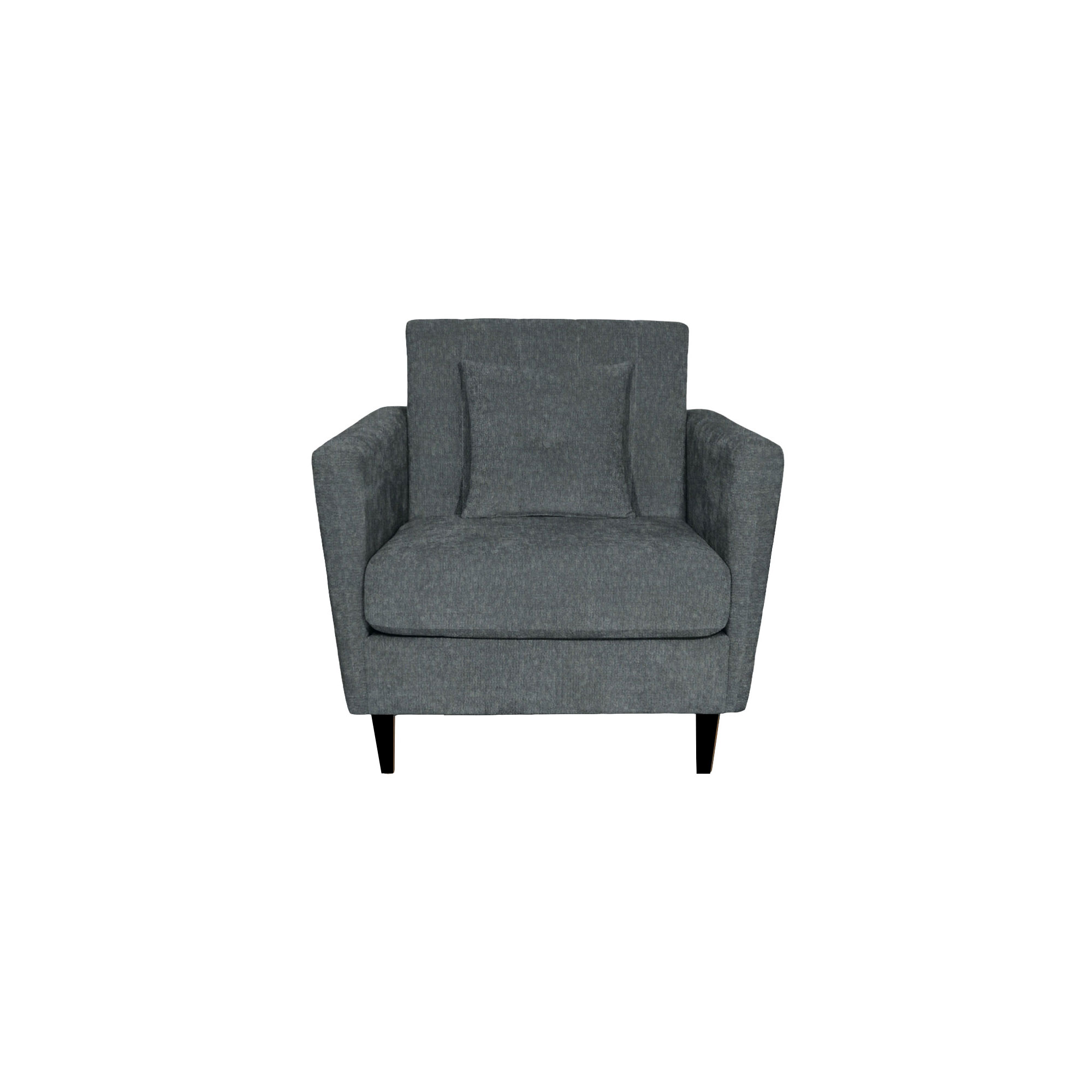 Fotoliu fix Andy, gri inchis