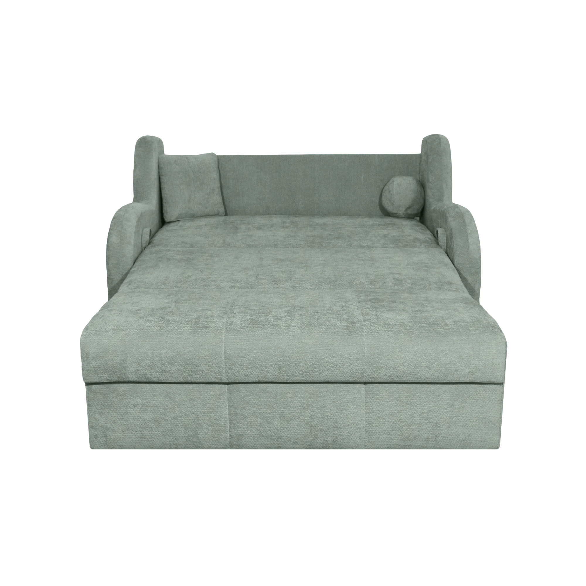 Canapea extensibila Siena gri deschis - imagine 3